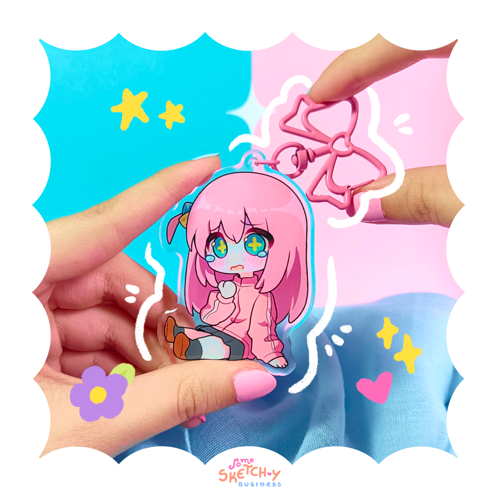 Foto do Produto: Bocchi the Rock Keychain