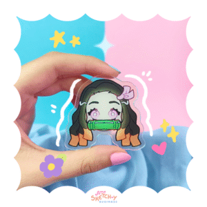 Nezuko Acrylic Pin