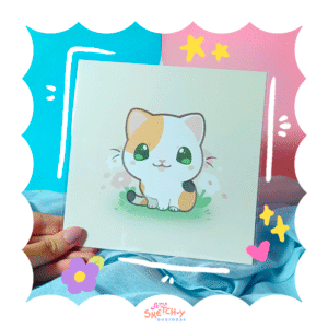 Calico Cat Art Print