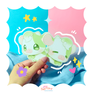 Moocha Latte the Matcha Cow Sticker Set