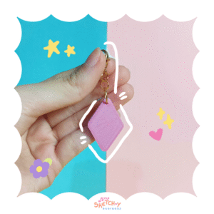 Keychain Diamante | Keychain ou Phone Charm