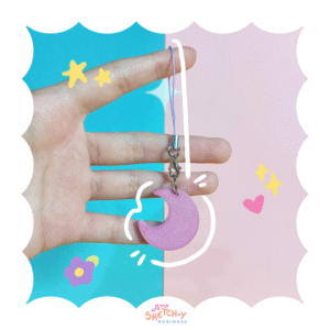 Keychain Lua | Keychain ou Phone Charm