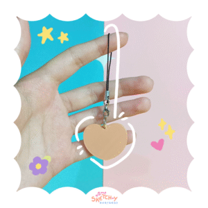 Keychain Coração | Keychain ou Phone Charm