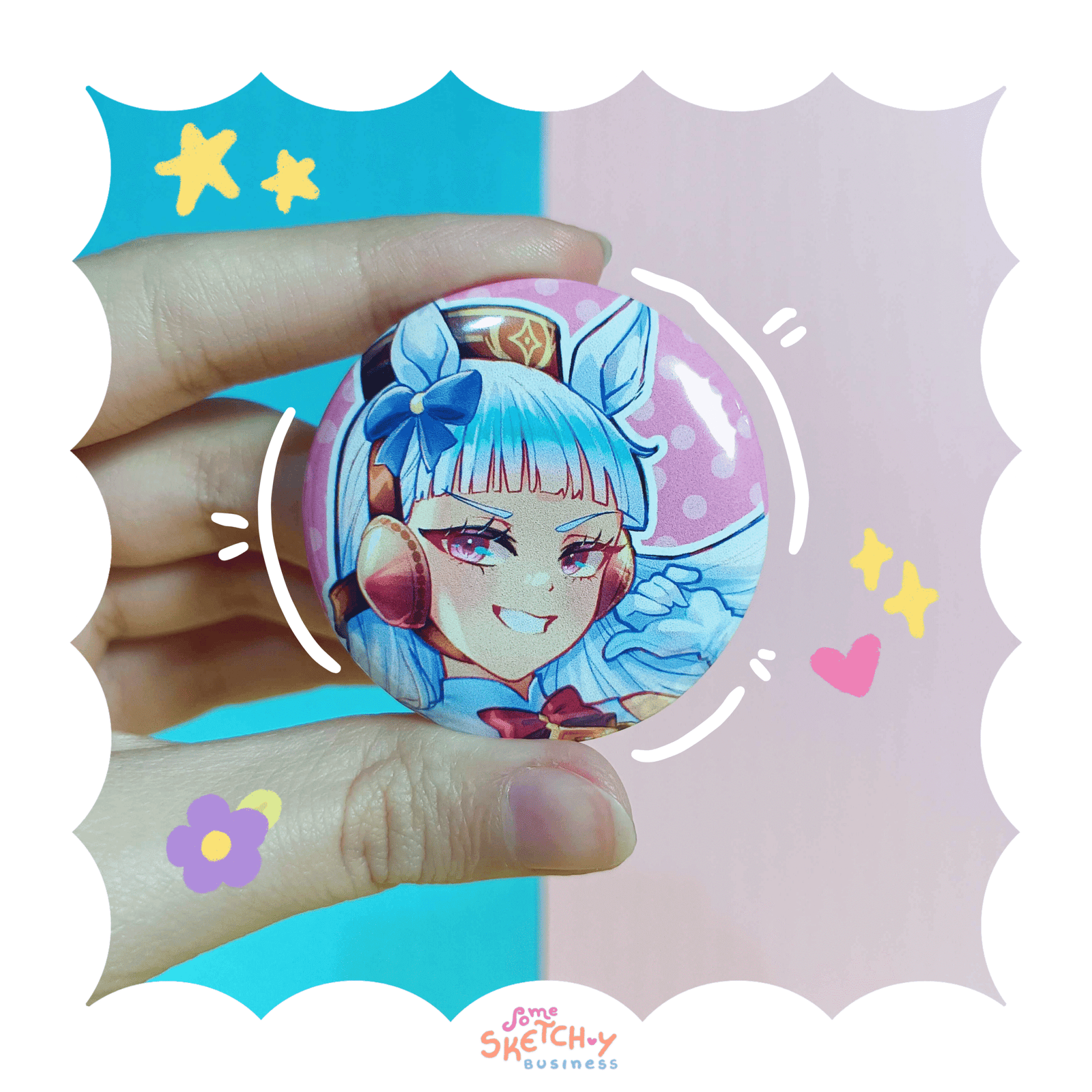 Goldshi Button Pin